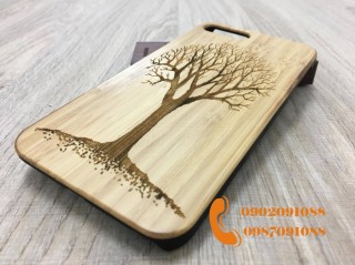 Ốp gỗ Iphone - Hình Cây